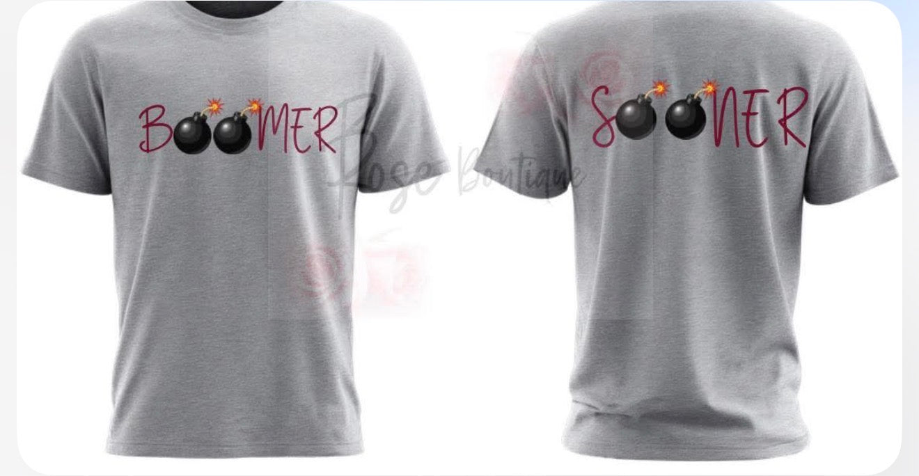 Boomer Sooner Bomb Tee