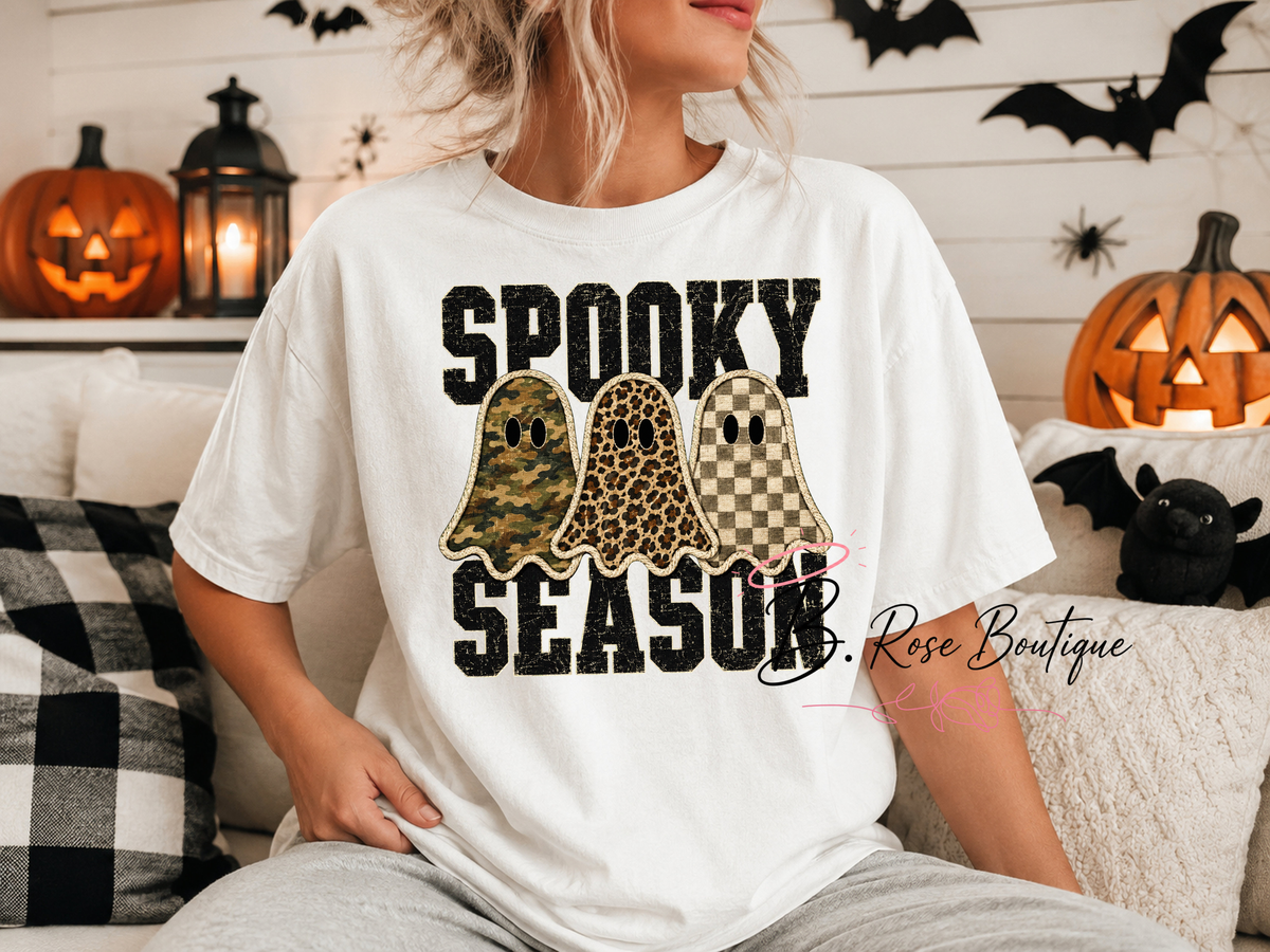 Spooky Season Ghost Graphic Tee