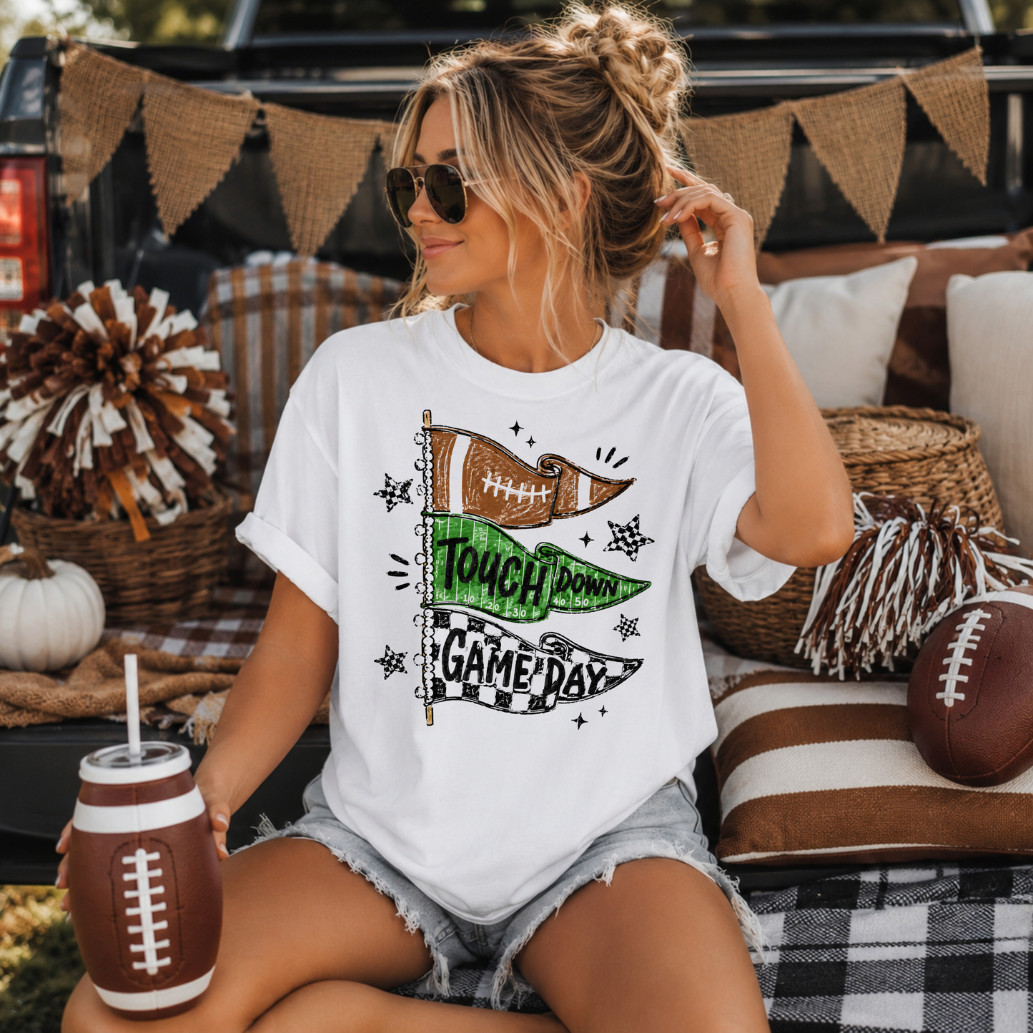 Touchdown Game Day Pennant Shirt