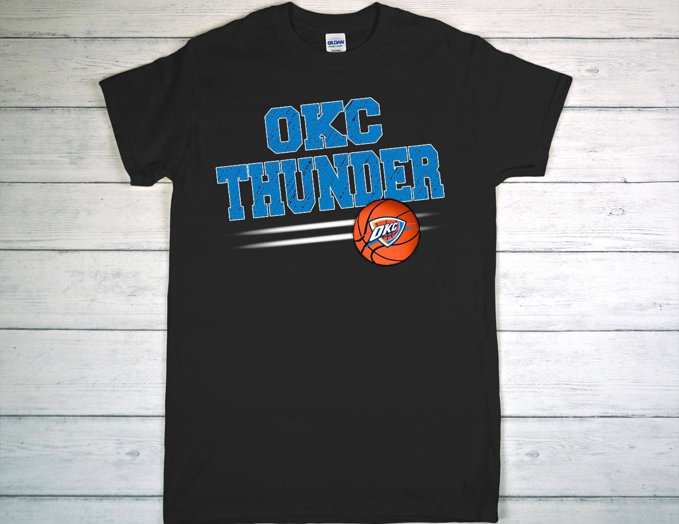 OKC Thunder Black Tee
