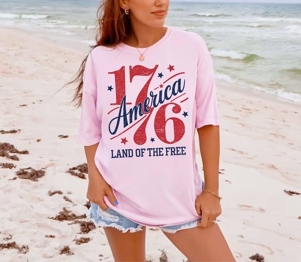 America 1776 Land of the Free Shirt