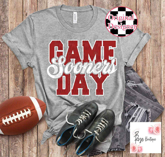 Game Day Sooners Tee