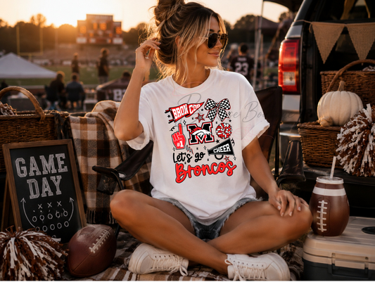 Custom Game Day Mascot Collage Shirt – Personalized School Spirit Tee