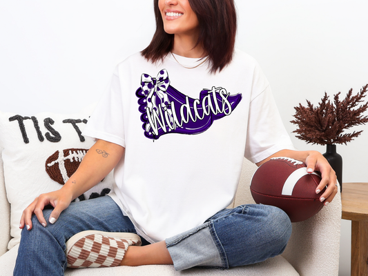 Preppy Mascot Pennant Shirt | Custom School Spirit Tee