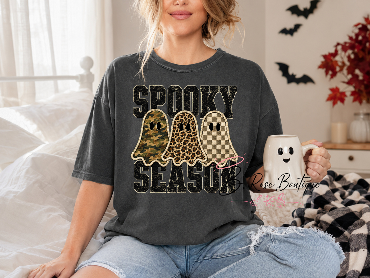 Spooky Season Ghost Graphic Tee