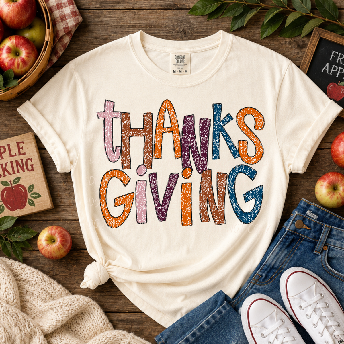 Thanks Giving Fall Graphic Tee