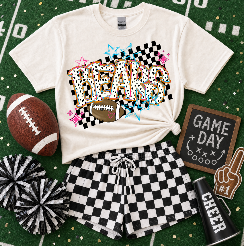 Wild About Football Mascot Tee
