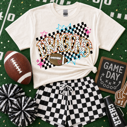 Wild About Football Mascot Tee
