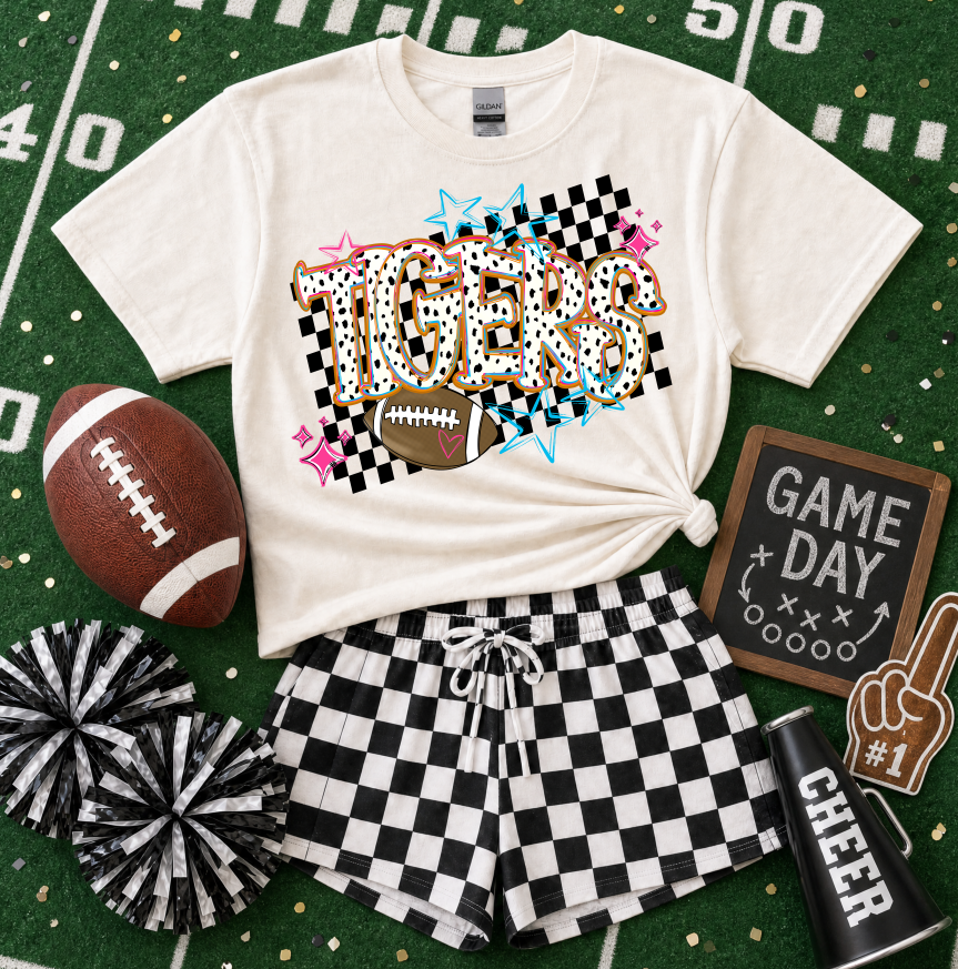 Wild About Football Mascot Tee