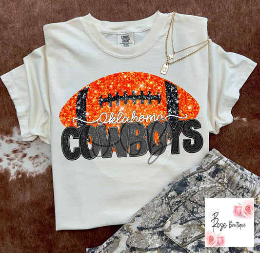 Oklahoma Cowboys Football Tee