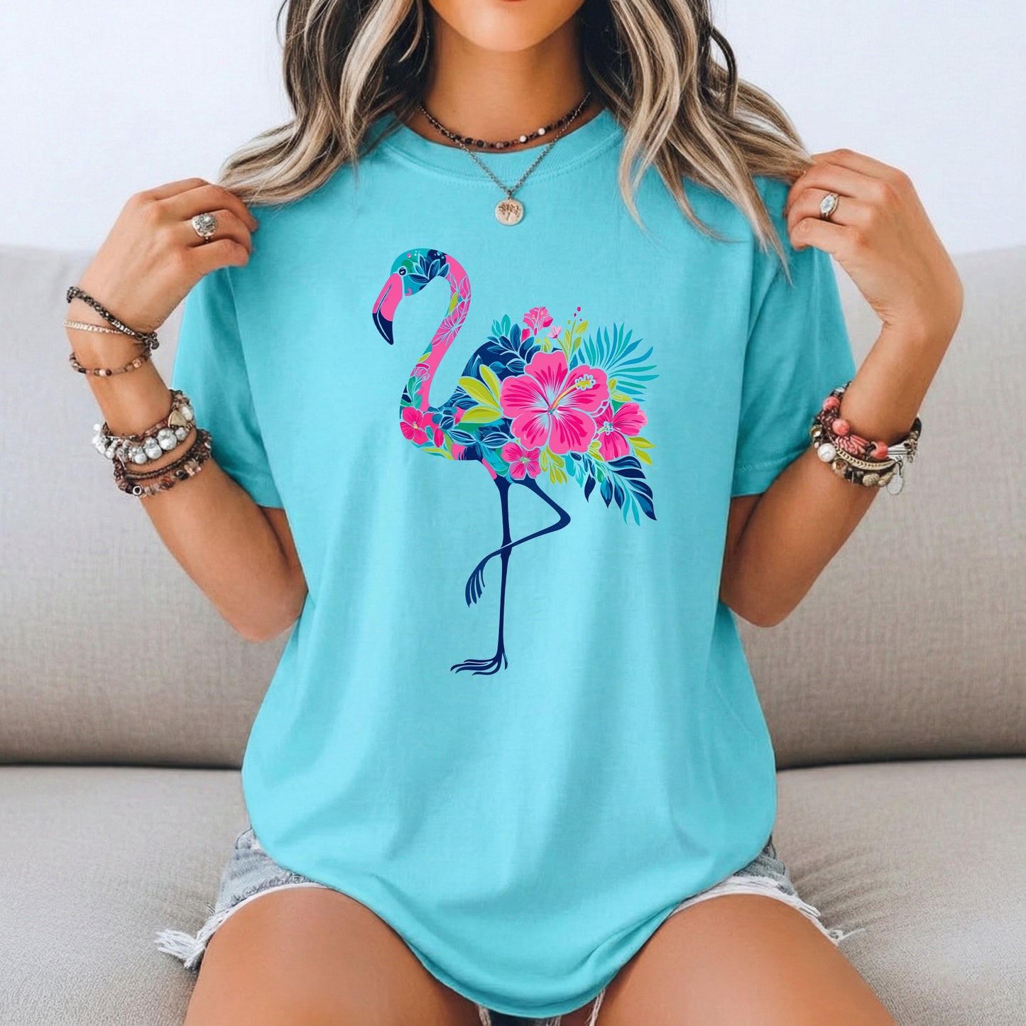 Flamingo Summer Tee